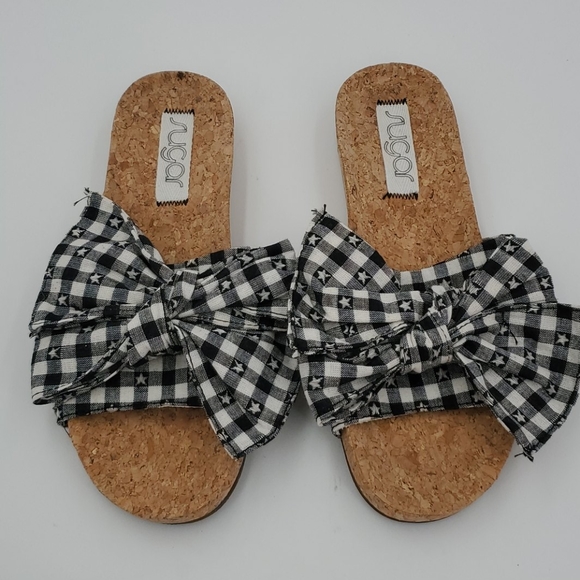 Sugar Gingham Bow Slip-on - Picture 1 of 7